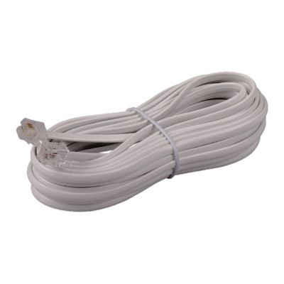 Image showing  Ultra-Thin Phone Line Cord, 25 ft.