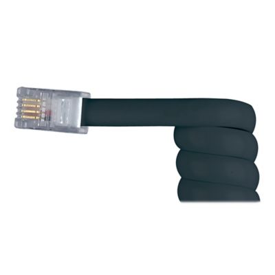 Image showing  Standard Handset Coil Cord (25 ft.; Black)