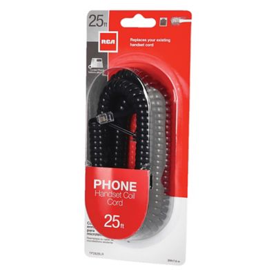 Image showing  Standard Handset Coil Cord (25 ft.; Black)
