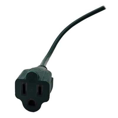 Image showing 2 th Stanley POWERCORD Grounded Outdoor Power Extension Cord, Green, 20 Ft.