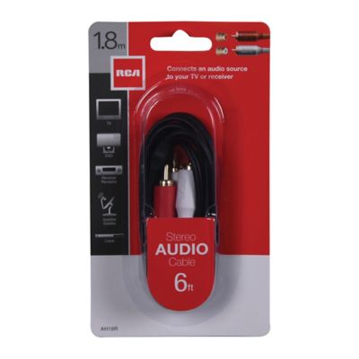 Image showing  Color-Coded Stereo Audio Cable with Connectors 6 ft.