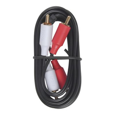Image showing 6 th RCA Color-Coded Stereo Audio Cable with Connectors 6 ft.