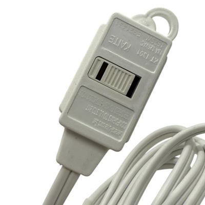 Image showing  CordMax 3-Outlet Indoor Extension Cord 6 Ft. white