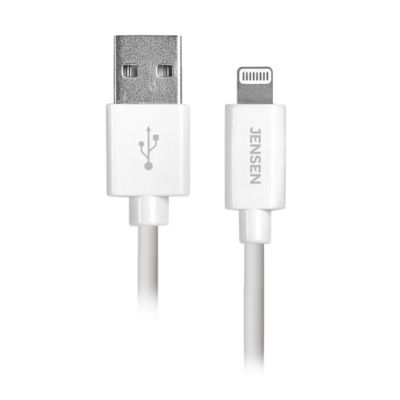 Jensen 4-ft. Lightning Charge and Sync Cord for Apple