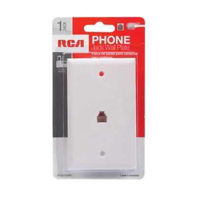Image showing  TP247R Phone Jack Wall Plate