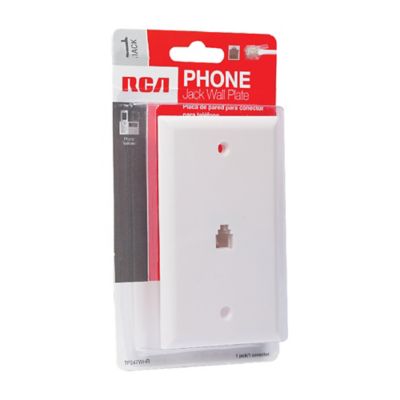 Image showing  TP247R Phone Jack Wall Plate