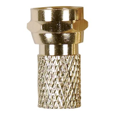 Image showing  VH5910R Gold-Plated RG Twist-on F-Connectors, 10 Count