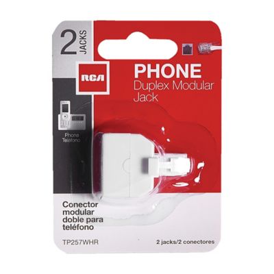 Image showing  TP257WHR Duplex Modular Phone Jack Adapter