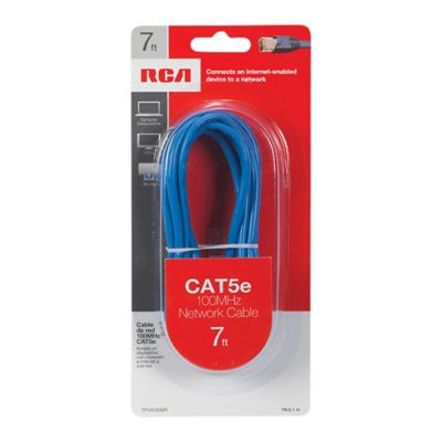 Image showing  CAT-5E 100-MHz Network Cable, (7 ft.)
