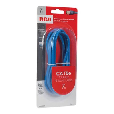 Image showing 6 th RCA CAT-5E 100-MHz Network Cable, (7 ft.)