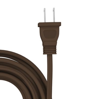 Image showing  CordMax 3-Outlet Indoor Extension Cord 15 Ft. brown