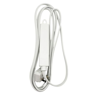 Image showing  CordMax Home and Office 3-Outlet Grounded Indoor Extension Cord with Low-Profile Plug