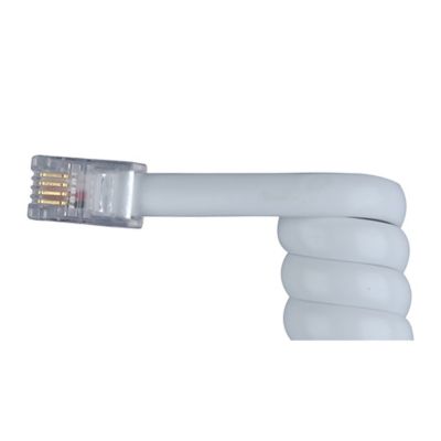 Image showing  Standard Handset Coil Cord (12 ft.; White)