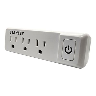 Image showing  PlugMax ECO Grounded Wall Tap, 3 Outlets with On/Off Switch