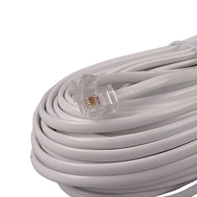 Image showing  Rounded Phone Line Cord 50 ft.