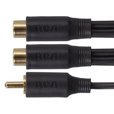 Image showing  1 Male to 2 Females Y-Adapter