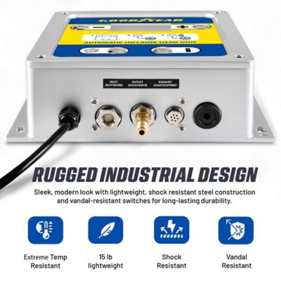 Image showing 6 th Goodyear Tire Pressure Gauge LCD Display Inflator Wall Mountable Automatic