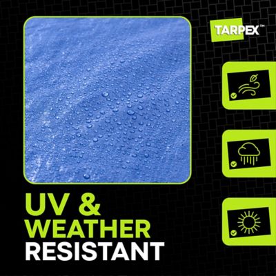 Image showing 5 th Tarpex 9 ft. x 12 ft. Polyethylene Tarp, Blue
