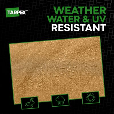 Image showing  8 ft. x 16 ft. 10 oz. Canvas Tarp, Tan