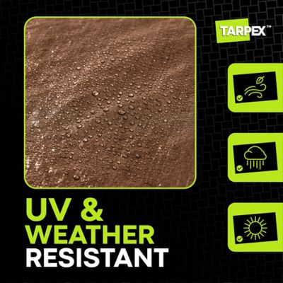 Image showing 5 th Tarpex 12 ft. x 25 ft. Polyethylene Tarp, Brown