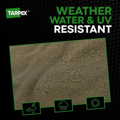 Image showing  8 ft. x 10 ft. 10 oz. Canvas Tarp, Olive Drab