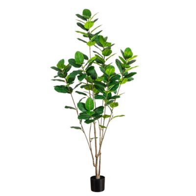 Nearly Natural 7 ft. Artificial Minimalist Audrey Ficus Tree