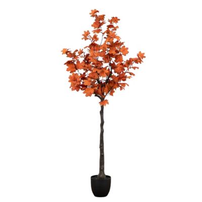 Nearly Natural 5 ft. Autumn Rustic Maple Artificial Fall Tree