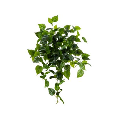 Nearly Natural 32 in. UV Resistant Artificial Philodendron Hanging Plant (Indoor/Outdoor) - Set of 2