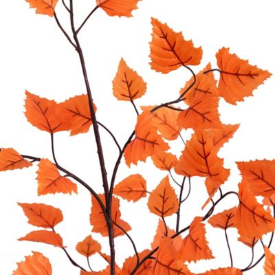 Image showing  6 ft. Autumn Paper Birch Artificial Fall Tree