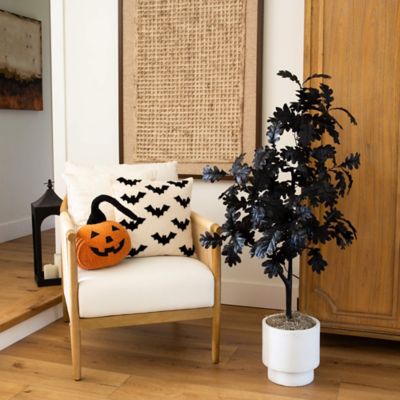 Image showing  4 ft. Artificial Halloween Black Oak Tree