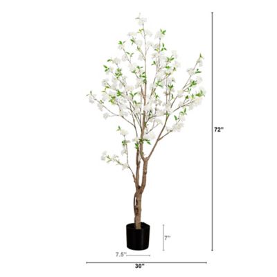 Image showing  6 ft. Artificial Deluxe Cherry Blossom Tree