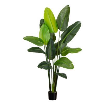 Nearly Natural 6 ft. UV Resistant Artificial Travelers Palm Tree (Indoor/Outdoor)
