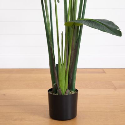 Image showing  6 ft. UV Resistant Artificial Travelers Palm Tree (Indoor/Outdoor)