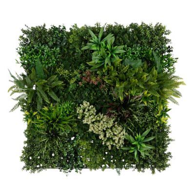 Nearly Natural 40 in. x 40 in. UV Resistant Amazon Rainforest Artificial Living Wall Panel (Indoor/Outdoor)