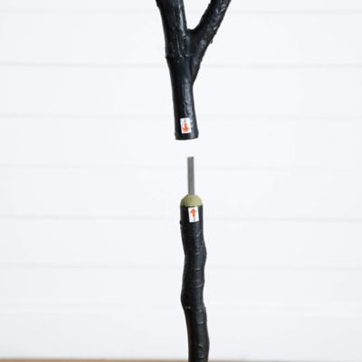 Image showing  6 ft. Artificial Halloween Black Oak Tree