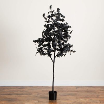 Image showing  6 ft. Artificial Halloween Black Oak Tree