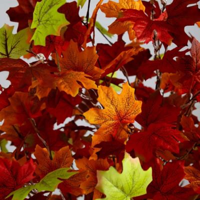 Image showing  5 ft. Pre-Lit Shades of Autumn Maple Artificial Fall Tree with 270 Warm White LED Lights