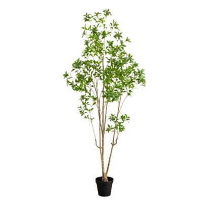 Nearly Natural 8 ft. Artificial Minimalist Japanese Pieris Tree