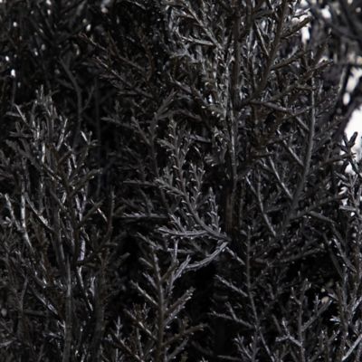 Image showing  4 ft. UV Resistant Artificial Halloween Black Cedar Tree (Indoor/Outdoor)