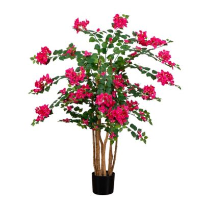 Nearly Natural 4 ft. Artificial Deluxe Bougainvillea Tree
