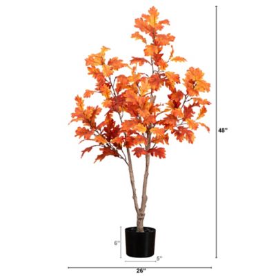 Image showing  4 ft. Autumn Oak Artificial Fall Tree
