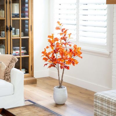 Image showing  4 ft. Autumn Oak Artificial Fall Tree