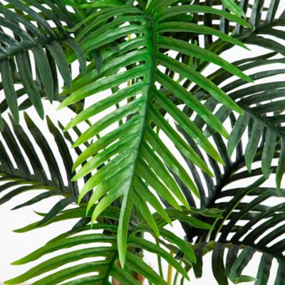Image showing  4 ft. UV Resistant Artificial Double Robellini Palm Tree (Indoor/Outdoor)