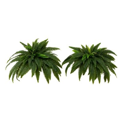 Image showing  48 in. UV Resistant Artificial Boston Fern (Indoor/Outdoor) - Set of 2