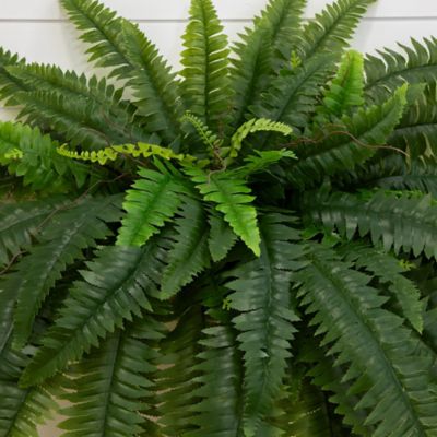 Image showing  48 in. UV Resistant Artificial Boston Fern (Indoor/Outdoor) - Set of 2
