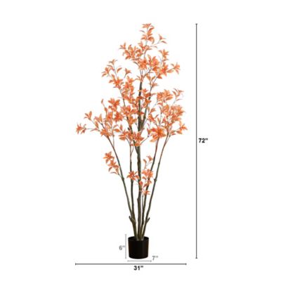 Image showing  6 ft. Autumn Pieris Artificial Fall Tree