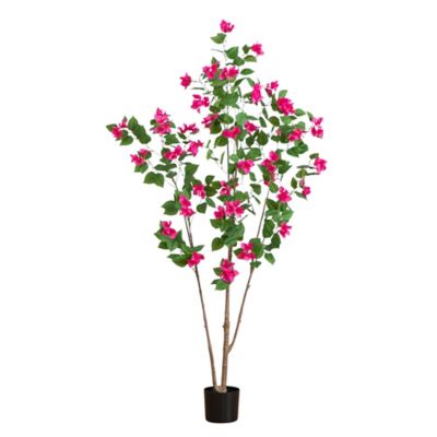 Nearly Natural 6 ft. Artificial Minimalist Bougainvillea Tree