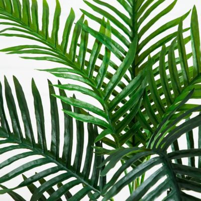 Image showing  3 ft. UV Resistant Artificial Double Robellini Palm Tree (Indoor/Outdoor)
