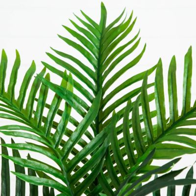Image showing  3 ft. UV Resistant Artificial Double Robellini Palm Tree (Indoor/Outdoor)