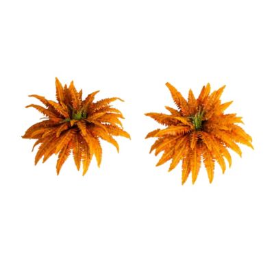 Nearly Natural 40 in. Autumn Artificial Fall Boston Fern - Set of 2
